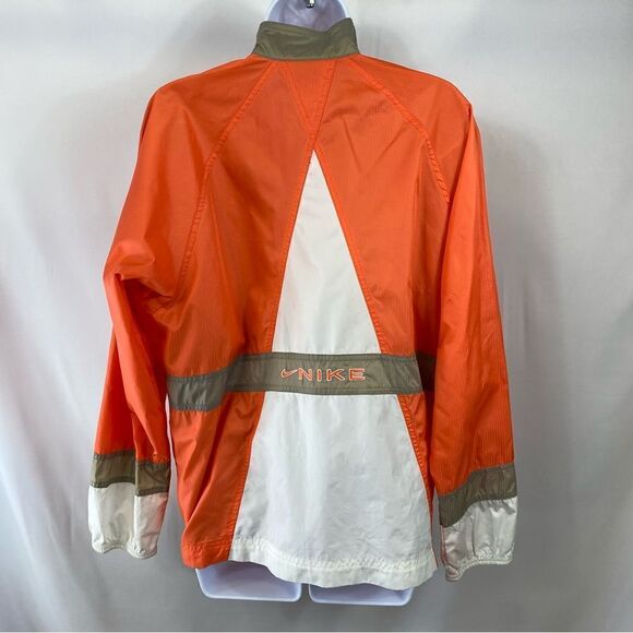 Vintage Nike Orange White Windbreaker - Picture 3 of 8